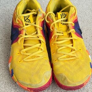 Nike Yellow and Red Sneakers